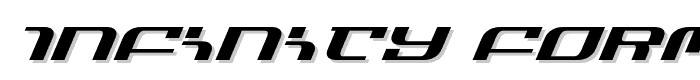 Infinity Formula ExpItalic font